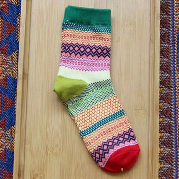 Pack of 4 Super soft patterned winter socks - Picture 2 of 5